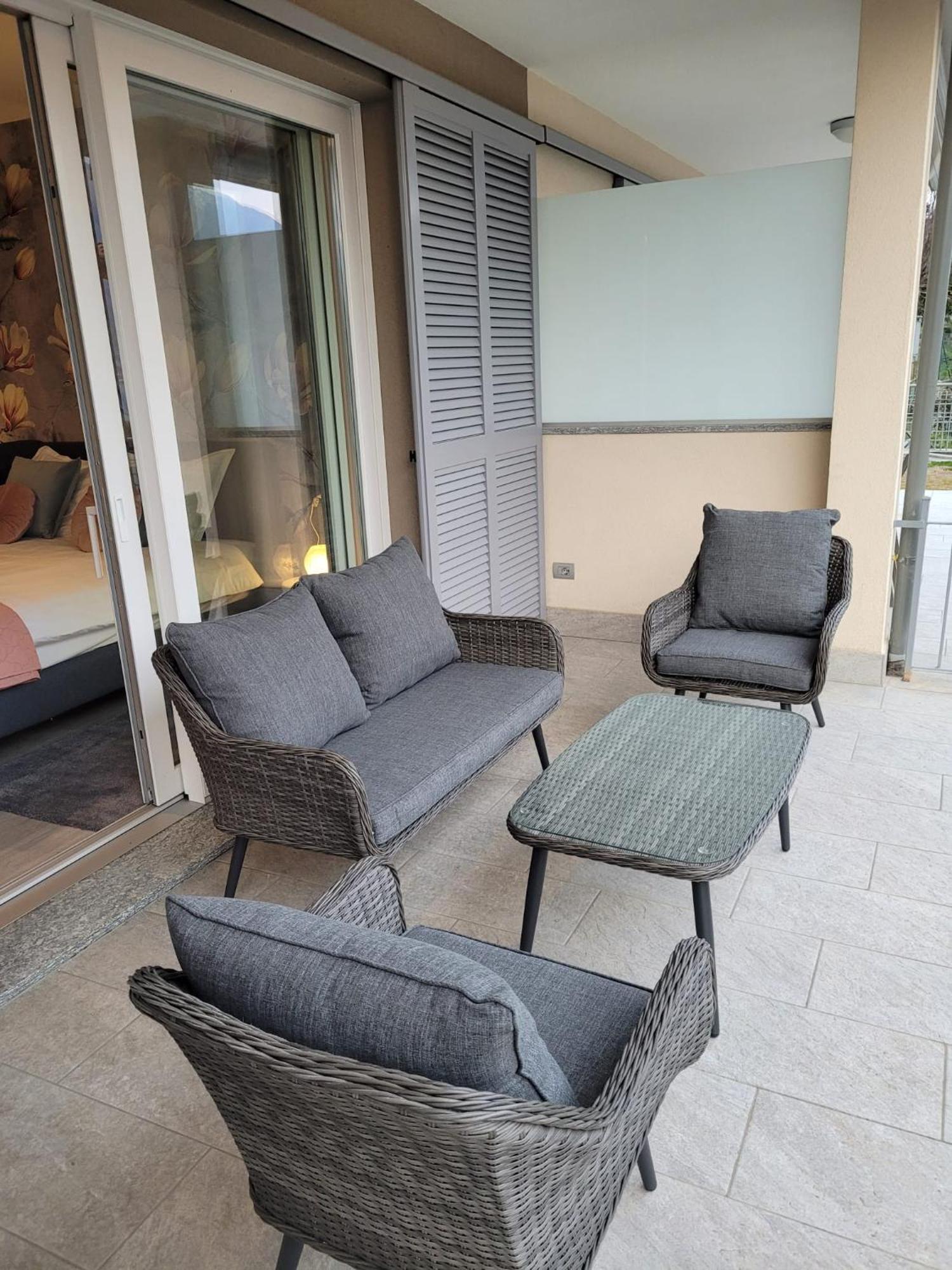 Lago-Apartment Midy, Sfeervol, Zwembad, Airco Domaso Esterno foto